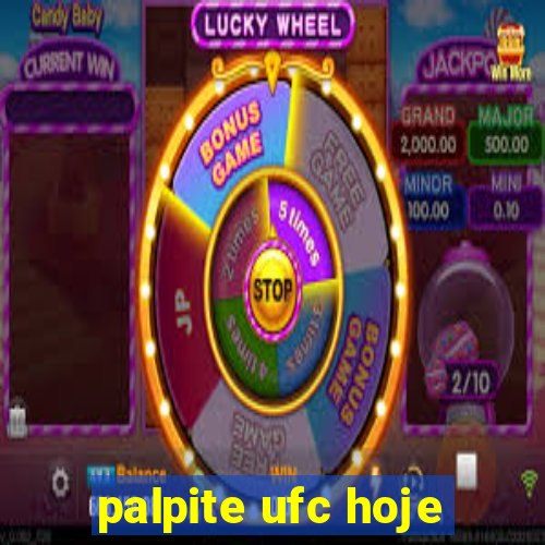 palpite ufc hoje